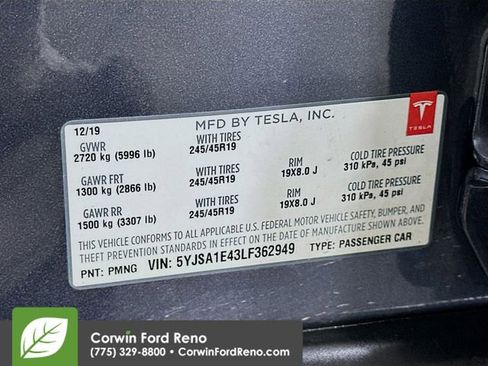 Used 2020 Tesla Model S Performance image 33