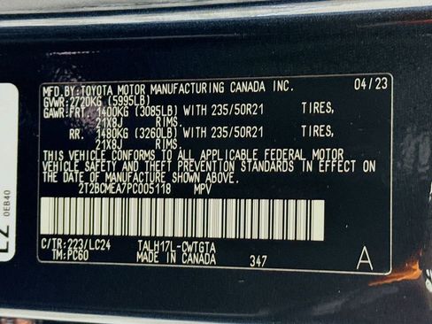 Used 2023 Lexus RX 500h F Sport w/ Cold Area Package AWD/4WD image 27