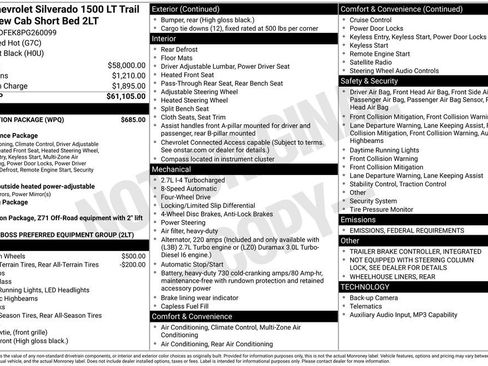 Certified 2023 Chevrolet Silverado 1500 LT Trail Boss w/ Protection Package image 10