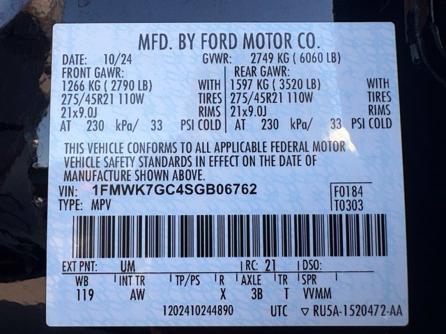 Used 2025 Ford Explorer ST RWD image 30