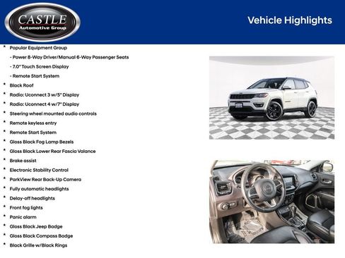 Used 2018 Jeep Compass Altitude w/ Popular Equipment Group image 7