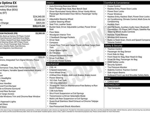 Used 2015 Kia Optima EX w/ EX Premium Package image 2