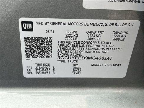 Certified 2021 Chevrolet Silverado 1500 RST image 32