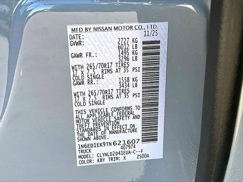 New 2026 Nissan Frontier PRO-4X image 8