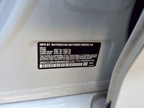 Used 2022 BMW 530i w/ Convenience Package RWD image 34