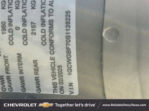 New 2025 Chevrolet Express 2500 Extended w/ Driver Convenience Package image 34