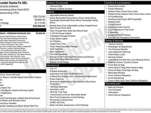 Used 2020 Hyundai Santa Fe SEL w/ Convenience + Premium Package image 41