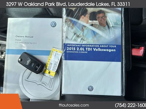 Used 2015 Volkswagen Passat TDI SE FWD image 56