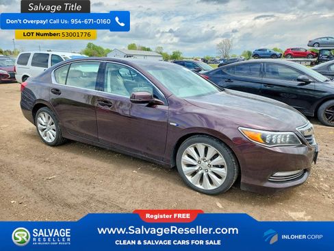 Used 2014 Acura RLX Hybrid w/ Technology Package AWD/4WD image 5