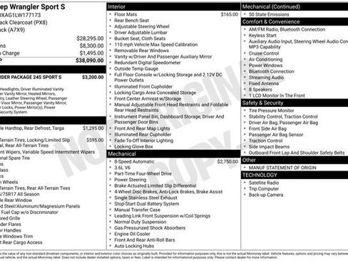 Used 2020 Jeep Wrangler Sport image 34