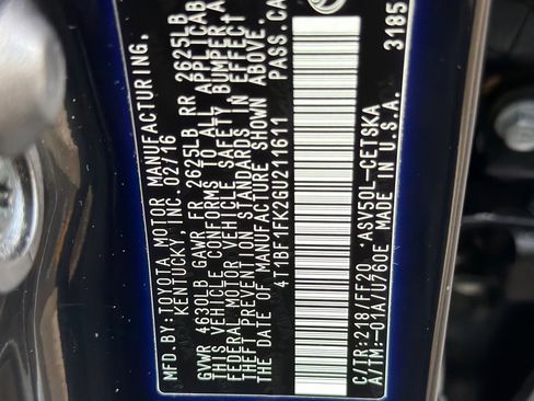 Certified 2016 Toyota Camry SE image 26