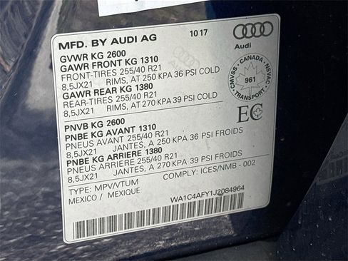 Used 2018 Audi SQ5 Prestige image 35