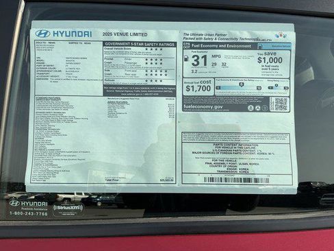 New 2025 Hyundai Venue Limited image 13