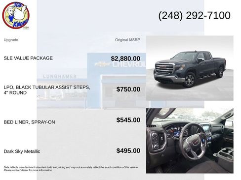 Certified 2020 GMC Sierra 1500 SLE w/ SLE Value Package image 5