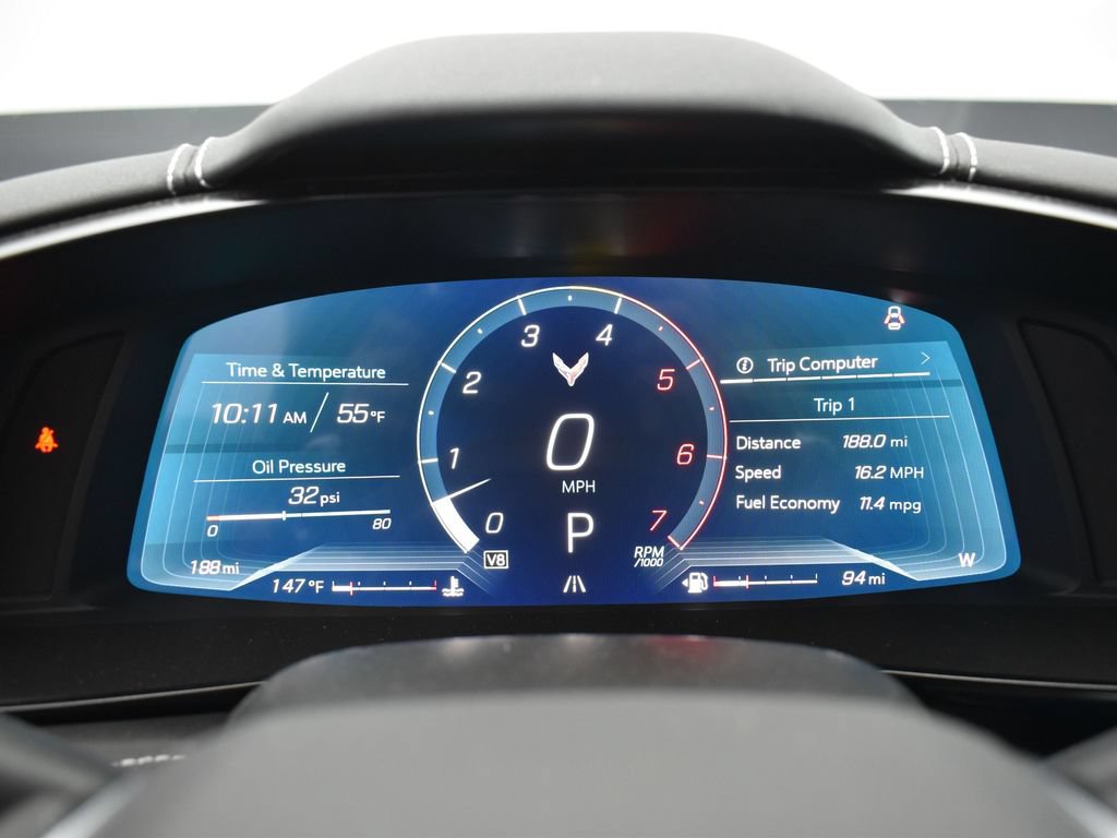 Used 2023 Chevrolet Corvette Stingray Coupe w/ Chrome Exterior Badge Package RWD image 18