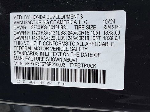 Used 2025 Honda Ridgeline TrailSport image 34