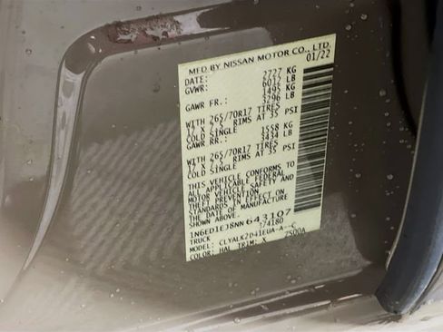 Used 2022 Nissan Frontier Pro-X w/ Technology Package RWD image 32