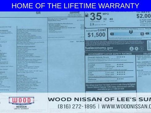 New 2025 Nissan Versa SR w/ Trunk Package image 9