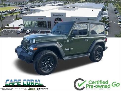 Certified 2020 Jeep Wrangler Sport AWD/4WD image 1