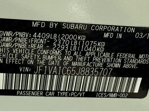 Used 2018 Subaru WRX Premium image 44