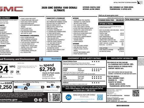 New 2026 GMC Sierra 1500 Pro w/ Pro Value Package AWD/4WD image 4