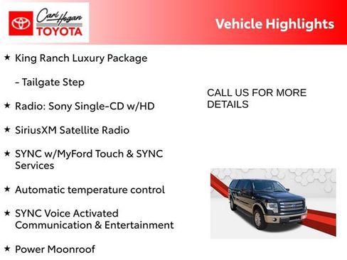 Used 2014 Ford F150 King Ranch w/ King Ranch Luxury Package AWD/4WD image 10
