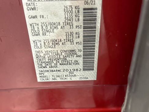 Used 2022 Nissan Pathfinder SV FWD image 28