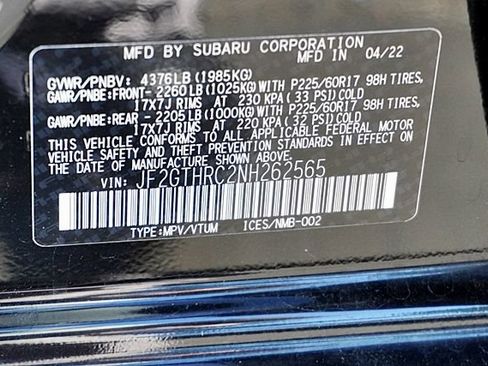 Used 2022 Subaru Crosstrek 2.5i Sport AWD/4WD image 37