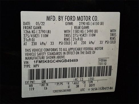 Used 2022 Ford Explorer ST w/ Equipment Group 401A image 28