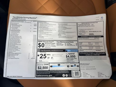 New 2026 BMW X5 sDrive40i w/ Climate Comfort Package RWD image 23