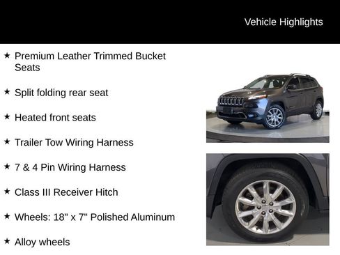Used 2016 Jeep Cherokee Limited w/ Luxury Group AWD/4WD image 38
