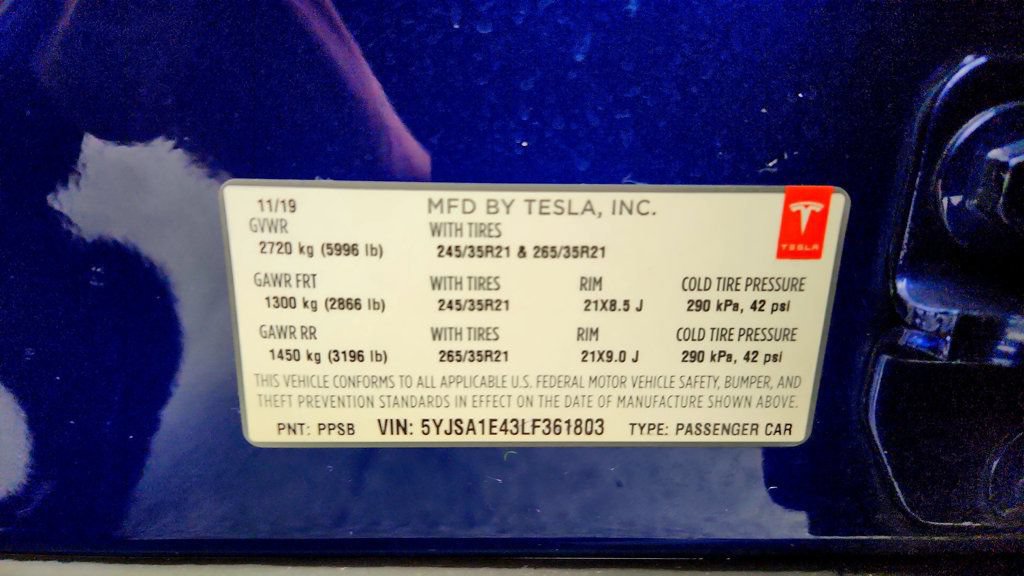 Used 2020 Tesla Model S Performance AWD/4WD image 25