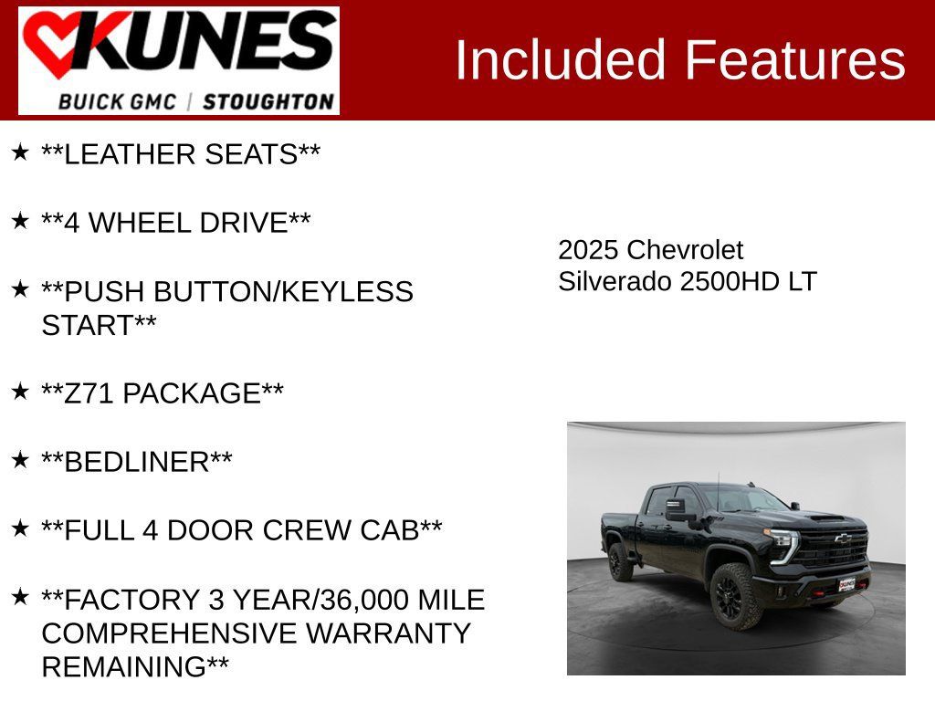 Used 2025 Chevrolet Silverado 2500 LT w/ Trail Boss Package AWD/4WD image 3