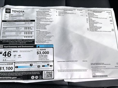 New 2026 Toyota Camry SE w/ Convenience Package FWD image 20