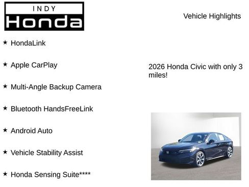 New 2026 Honda Civic Sport Touring image 7