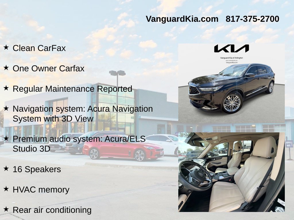 Used 2023 Acura MDX w/ Advance Package AWD/4WD image 6