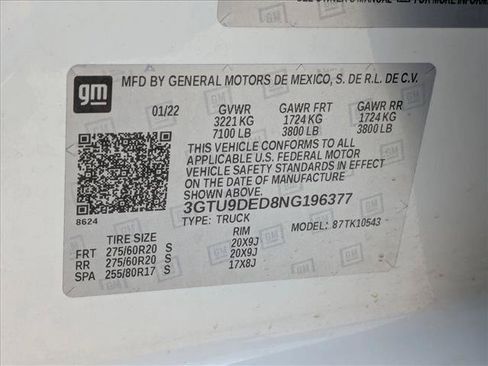 Used 2022 GMC Sierra 1500 SLT AWD/4WD image 24