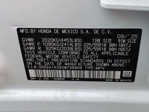 Certified 2025 Acura ADX FWD image 38