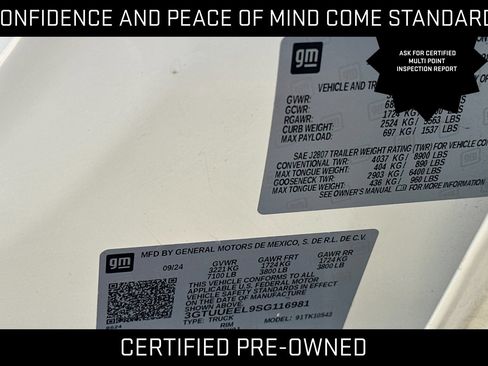 Certified 2025 GMC Sierra 1500 AT4 w/ Technology Package AWD/4WD image 41