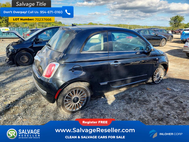 Used 2012 FIAT 500 Lounge w/ Luxury Leather Pkg FWD image 4