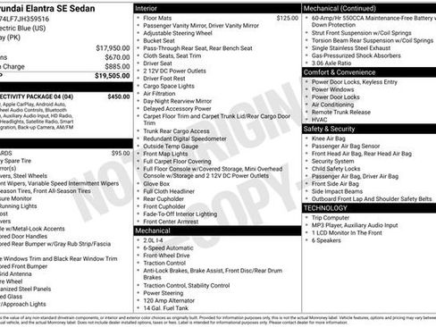 Used 2018 Hyundai Elantra SE w/ SE Connectivity Package 04 FWD image 1