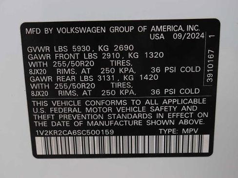 Used 2025 Volkswagen Atlas SE image 40