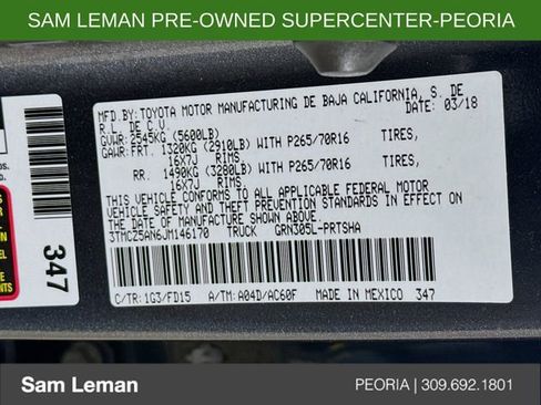 Used 2018 Toyota Tacoma TRD Off-Road image 29
