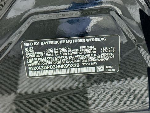 Used 2022 BMW X3 sDrive30i w/ Convenience Package RWD image 12