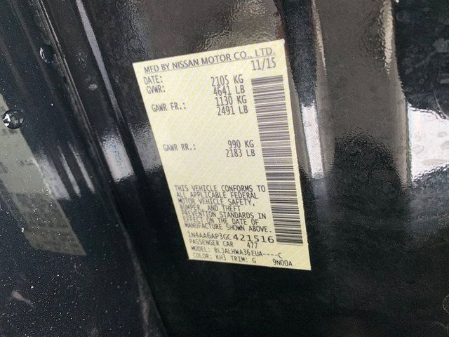 Used 2016 Nissan Maxima Platinum w/ Interior Lighting Package FWD image 35