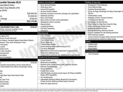 Used 2011 Hyundai Sonata GLS w/ Popular Equipment Pkg 2