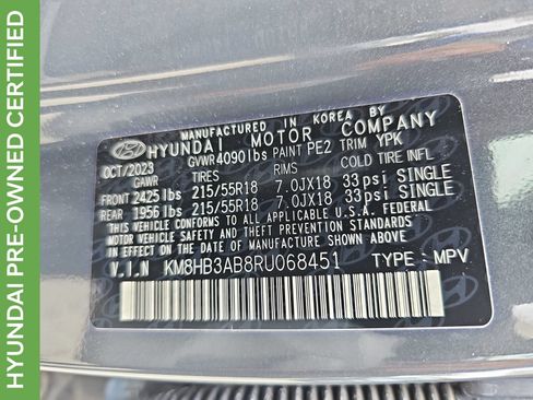 Certified 2024 Hyundai Kona SEL FWD image 15