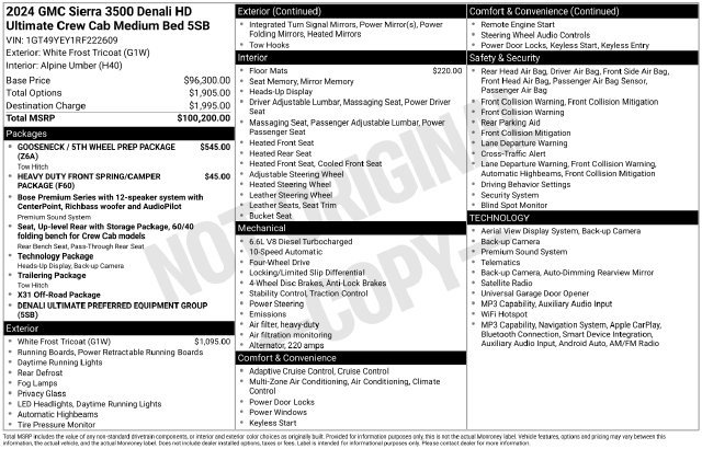 Used 2024 GMC Sierra 3500 Denali Ultimate AWD/4WD image 11