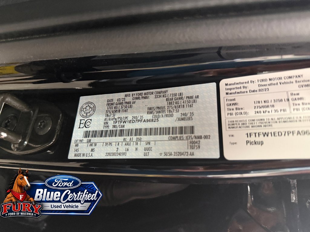 Certified 2023 Ford F150 XLT w/ Equipment Group 301A Mid AWD/4WD image 27