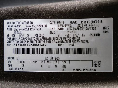 Used 2019 Ford F250 Lariat w/ Lariat Value Package AWD/4WD image 60